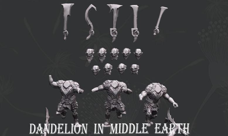 Legion of the White Orc Army Set | 28mm Fantasy Wargaming Miniatures | Full Army Bundle | RPG & Tabletop Proxy Models | Gundabad | Azog