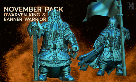 Dwarf King & Banner | Exiled Dwarves | KZK