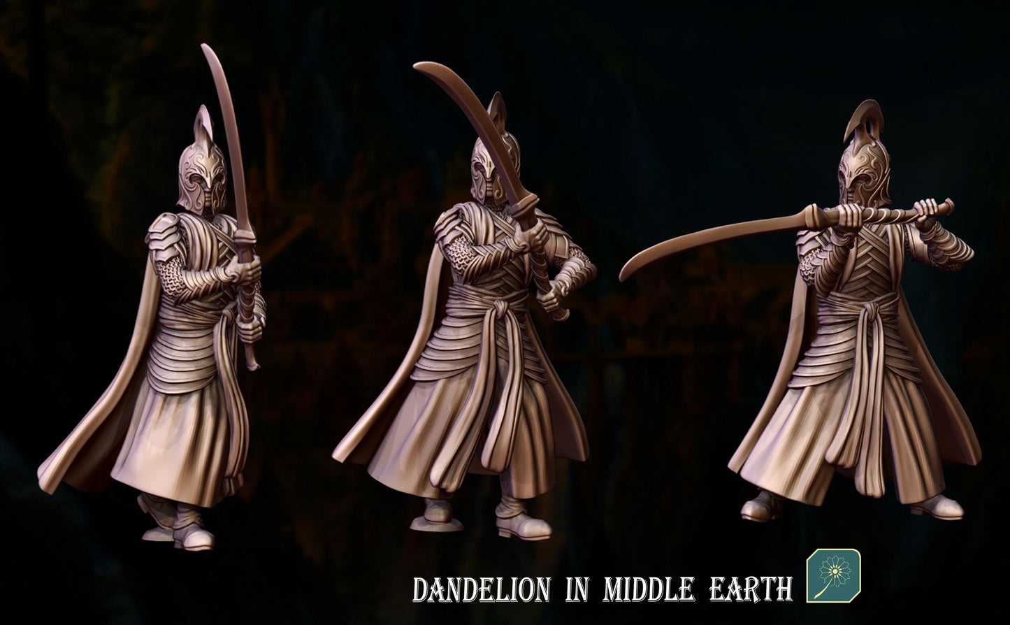 Elves Of The Deep Valley Glavies | Dandelion in middle earth | elven warriors | mesbg | lotr | 28mm |