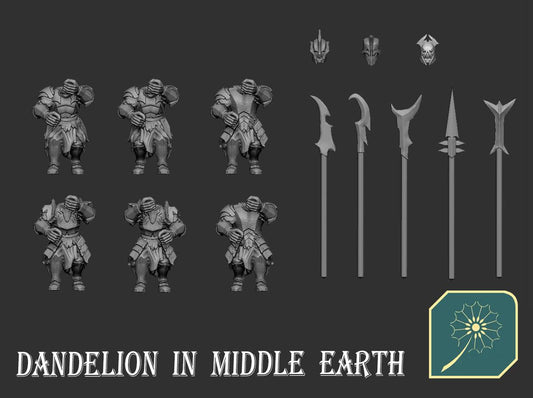Orc Legion Spearmen | Dandelion in middle earth | Warg Riders | Gundabad Orcs | Dol Guldur | 28mm | mesbg | lotr | Azog | Isengard