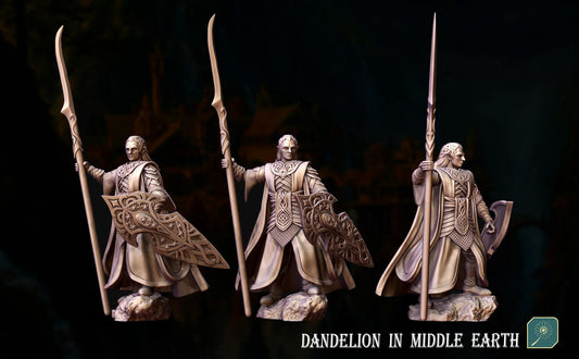 Deep Valley High King foot & mounted | Dandelion in middle earth | Gil Galad | mesbg | lotr | 28mm | Rivendell