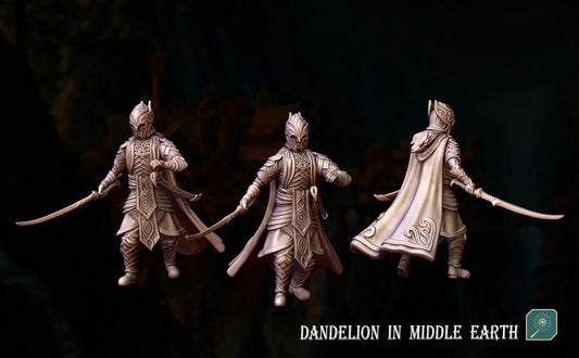 Deep Valley, The Mighty Blade Lord | Deep Valley Elves | Glorfindel | Dandelion in middle earth | elven warriors | mesbg | lotr | 28mm |