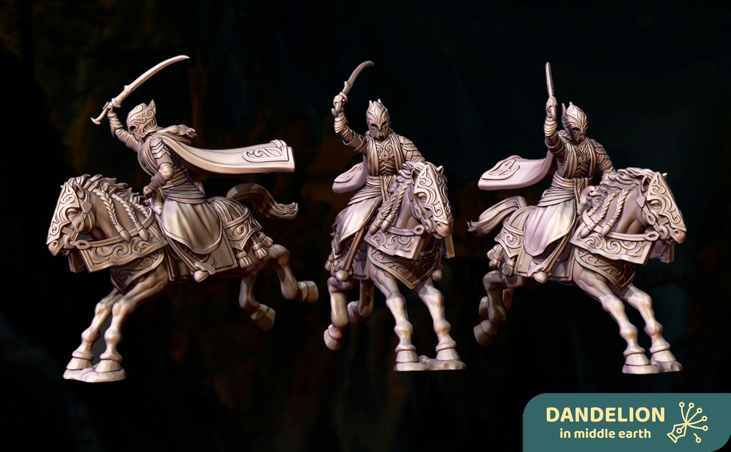 Deep Valley, The Mighty Blade Lord | Deep Valley Elves | Glorfindel | Dandelion in middle earth | elven warriors | mesbg | lotr | 28mm |