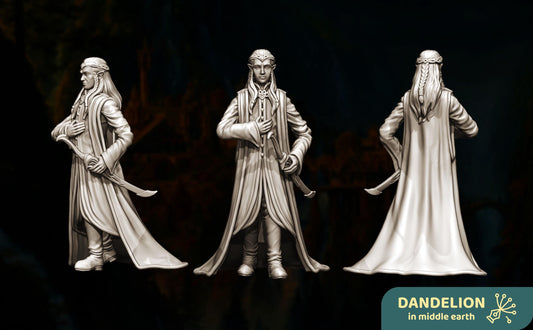 Deep Valley, The Steward  | Elf Lord  | Dandelion in middle earth | Cirdan | mesbg | lotr | 28mm |