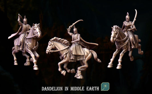 Deep Valley Riders, Bows & Swords | Dandelion in middle earth | Rivendell Cavalry | mesbg | lotr | 28mm | Rivendell