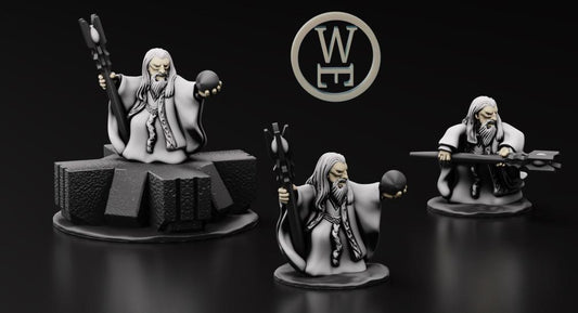 White Hand Evil Wizard | Wakes Emporium | 10mm | Warmaster | lotr | Middle earth | Saruman
