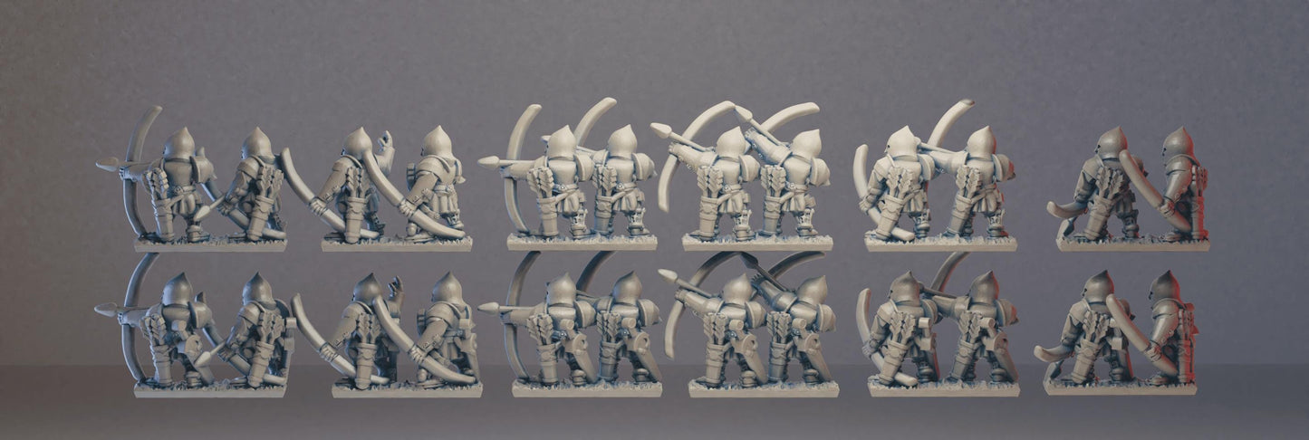 White Tree Archers | Wakes Emporium | 10mm | Warmaster | lotr | Middle earth | Minas Tirith | Gondor