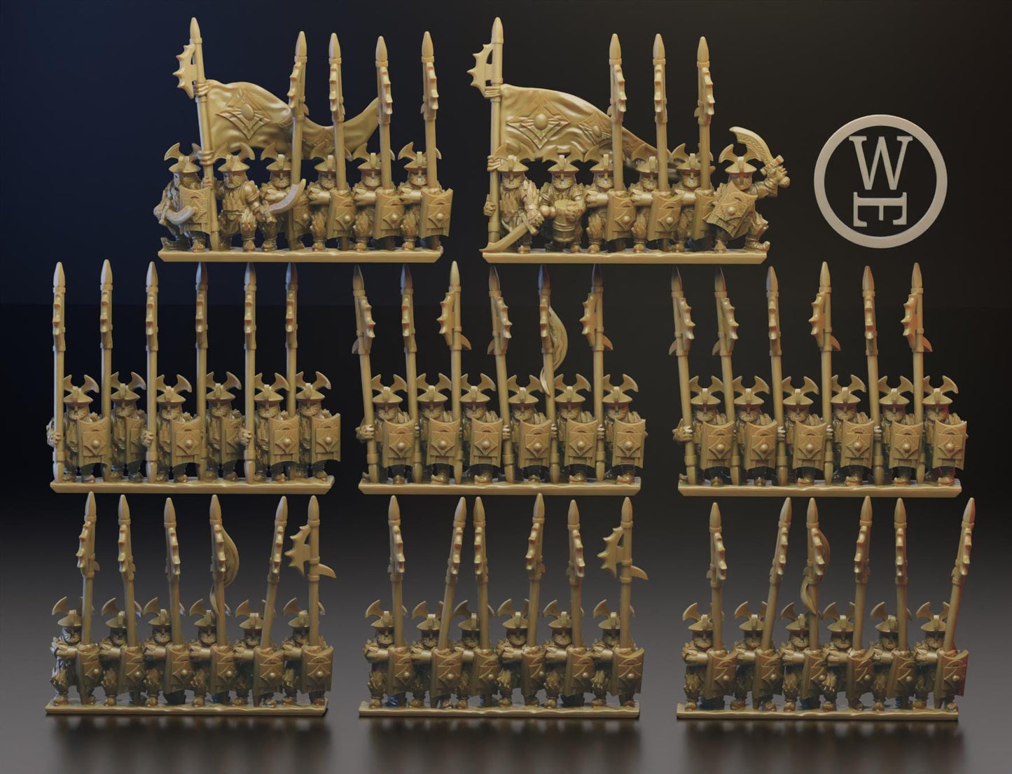 Morghei Eastern Dragon Mercenaries | Wakes Emporium | 10mm | Warmaster | lotr | Middle earth | Easterlings | Rhun
