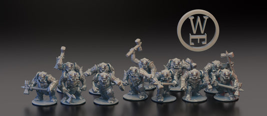 Morghei Armoured Trolls | Wakes Emporium | 10mm | Warmaster | lotr | Middle earth | Trolls