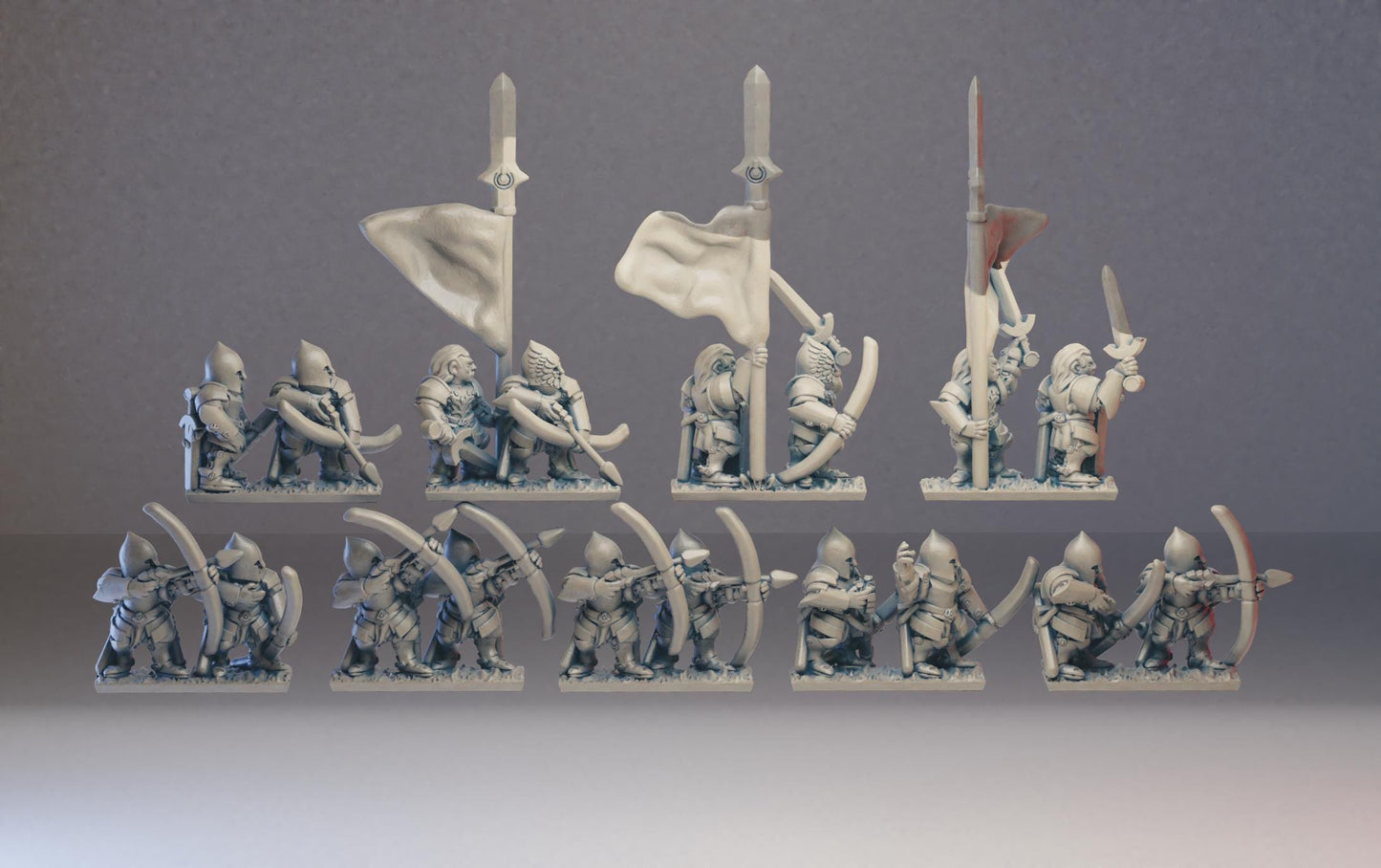White Tree Archers | Wakes Emporium | 10mm | Warmaster | lotr | Middle earth | Minas Tirith | Gondor