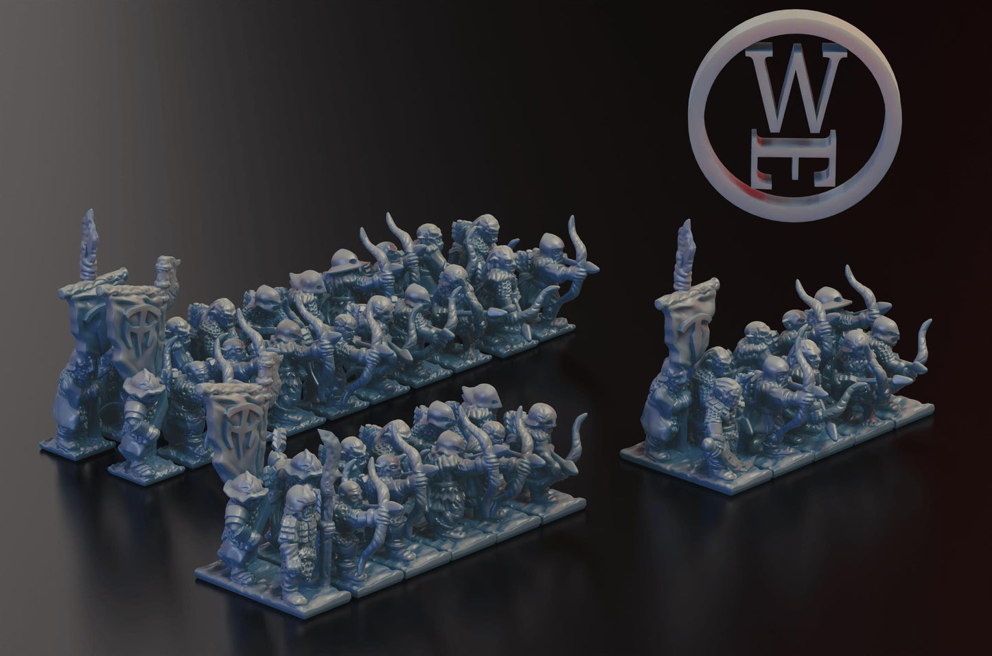 Morghei Orc Rabble Archers | Wakes Emporium | 10mm | Warmaster | lotr | Middle earth | Orcs | Mordor