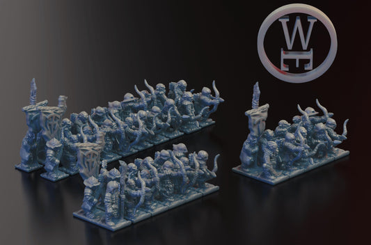 Morghei Orc Rabble Archers | Wakes Emporium | 10mm | Warmaster | lotr | Middle earth | Orcs | Mordor