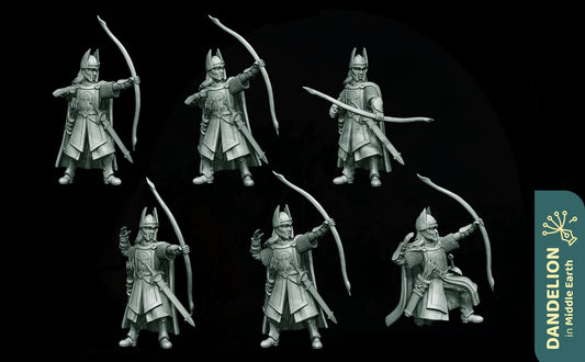 Men of West Starward Bowmen | Dandelion in middle earth | Men of the West | Numenor | men of the last alliance | mesbg | lotr | 28mm |