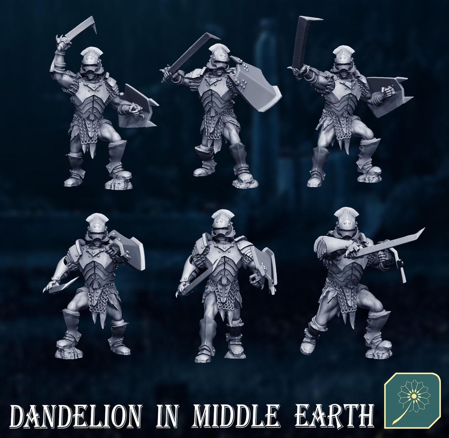 Half Orc Army Warband Set | 28mm Fantasy Wargaming Miniatures | Full Army Bundle | RPG & Tabletop Proxy Models