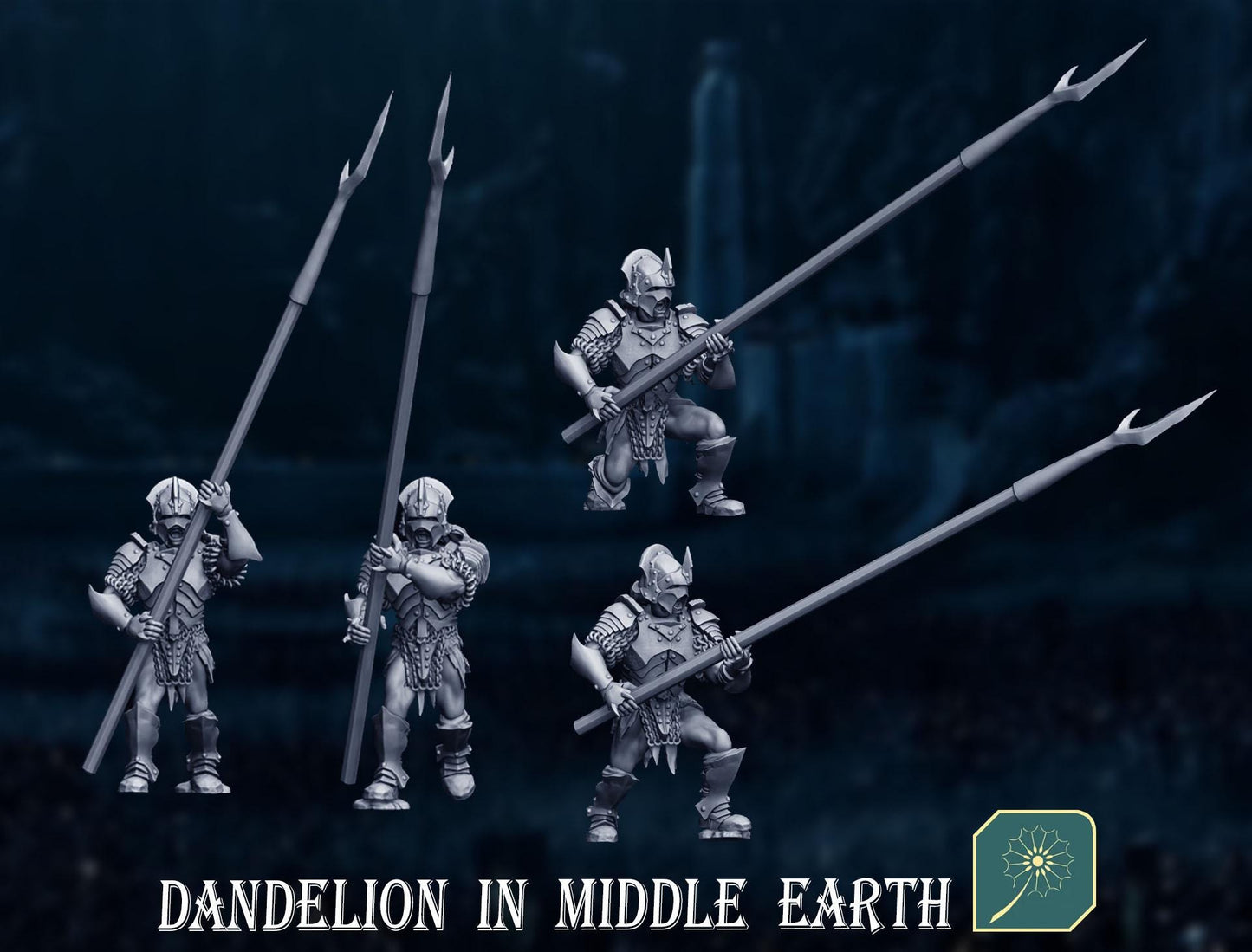Half Orc Army Warband Set | 28mm Fantasy Wargaming Miniatures | Full Army Bundle | RPG & Tabletop Proxy Models