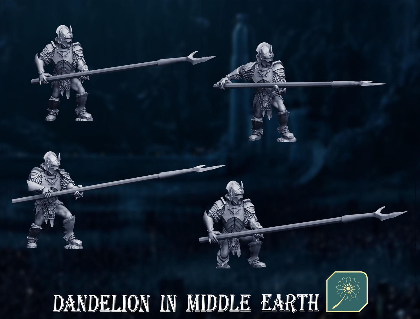 Half Orc Army Warband Set | 28mm Fantasy Wargaming Miniatures | Full Army Bundle | RPG & Tabletop Proxy Models