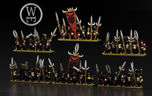 Morghei Kabiliat Aljanubi Tribesman | Wakes Emporium | 10mm | Warmaster | lotr | Middle earth | Easterlings | Rhun | Haradrim