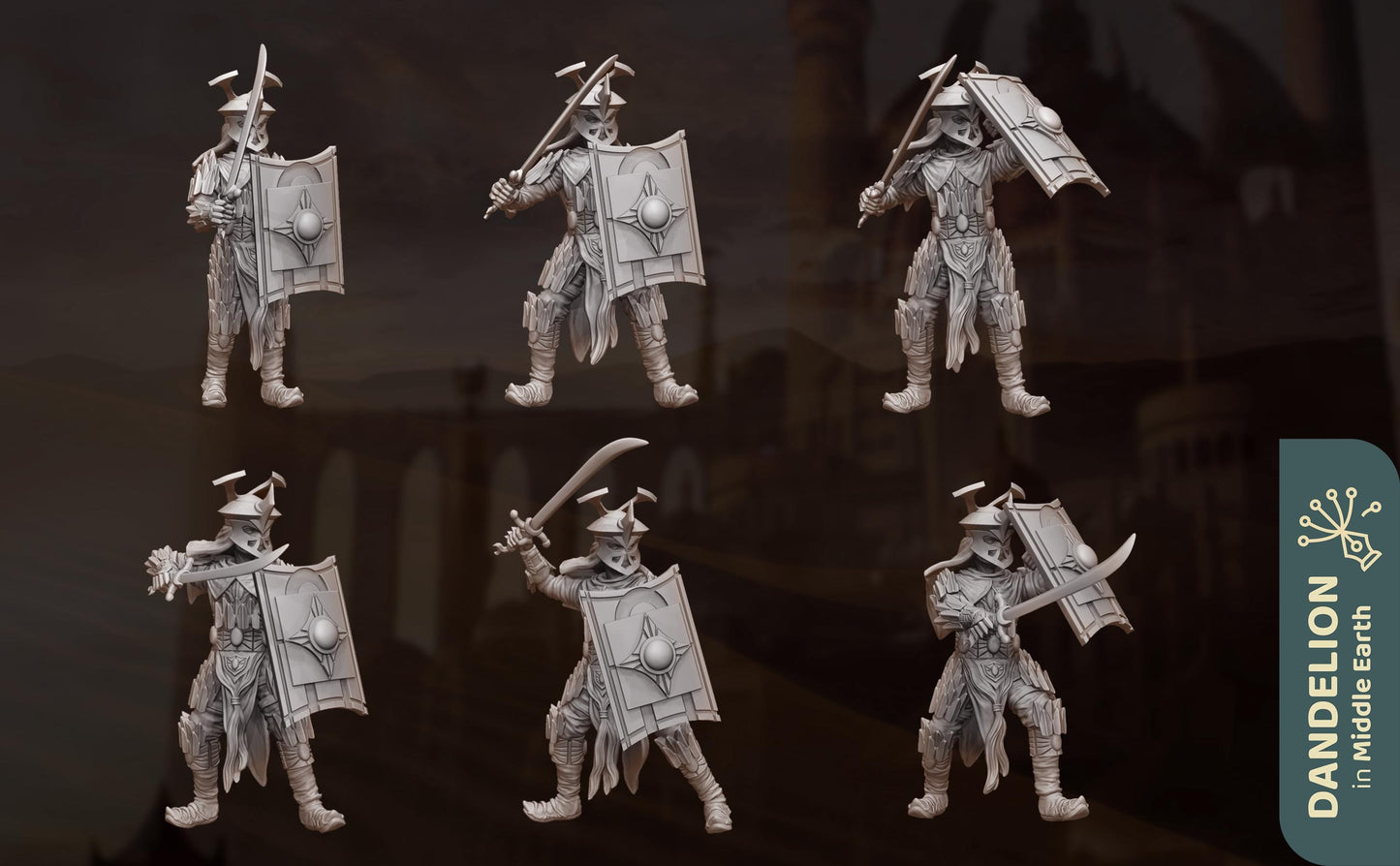 Eastern Empire, Swordsmen | Dandelion in middle earth | Easterlings | Rhun | 28mm | mesbg | lotr |