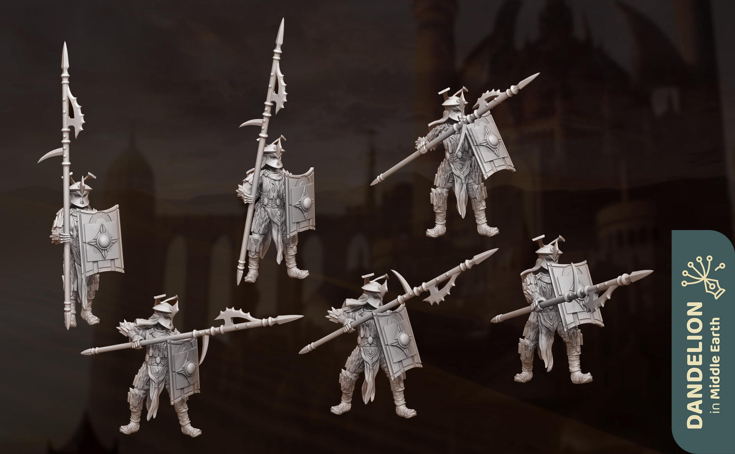 Eastern Empire, Spearmen | Dandelion in middle earth | Easterlings | Rhun | 28mm | mesbg | lotr |