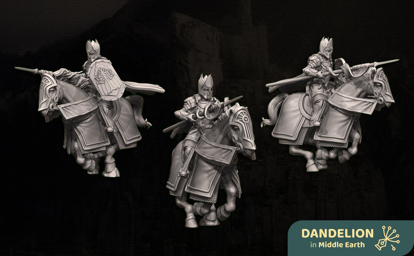 Last King of Guard Tower | Dandelion in middle earth | Gondor | Arnor  free people | White City | 28mm | mesbg | lotr |