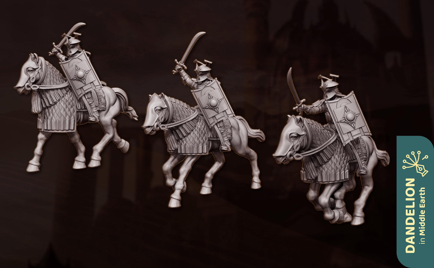 Eastern Empire, Cataphract  | Dandelion in middle earth | Easterlings | Rhun | 28mm | mesbg | lotr |