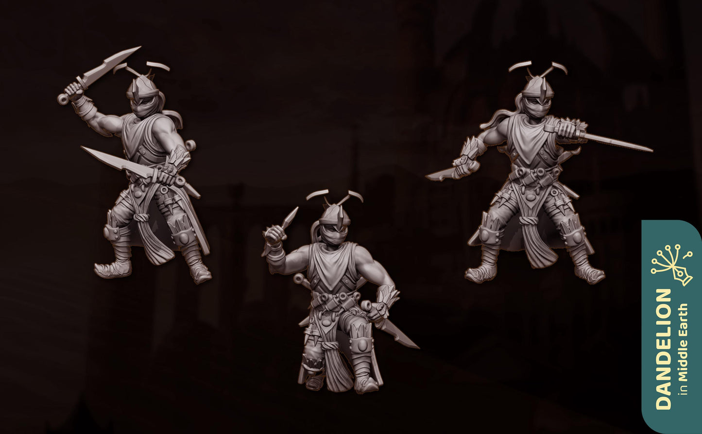 Eastern Empire, Assassins | Dandelion in middle earth | Easterlings | Rhun | 28mm | mesbg | lotr |