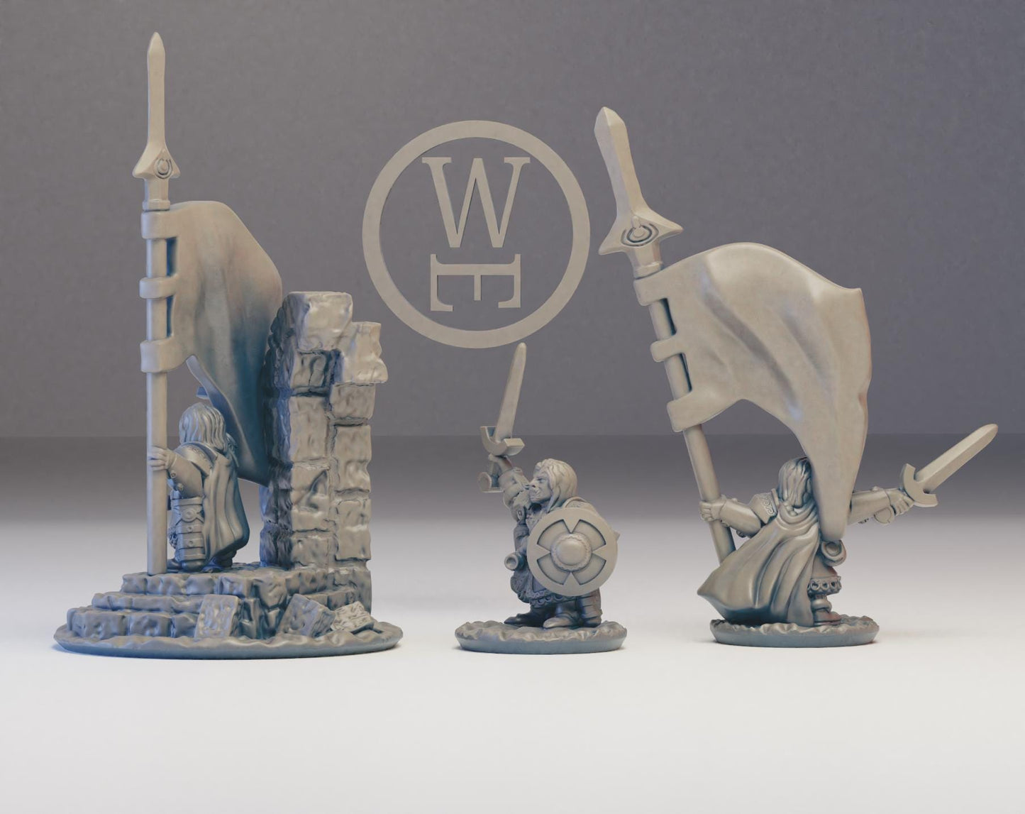 White Tree Captain Borod | Wakes Emporium | 10mm | Warmaster | lotr | Middle earth | Gandalf