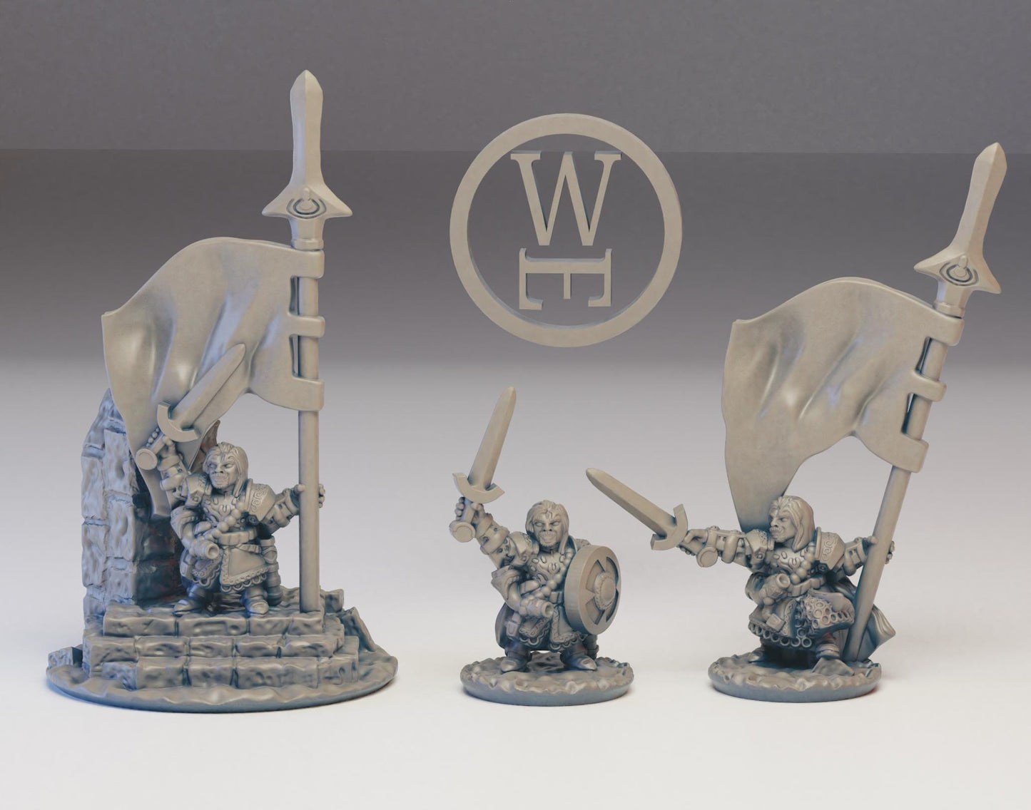 White Tree Captain Borod | Wakes Emporium | 10mm | Warmaster | lotr | Middle earth | Gandalf