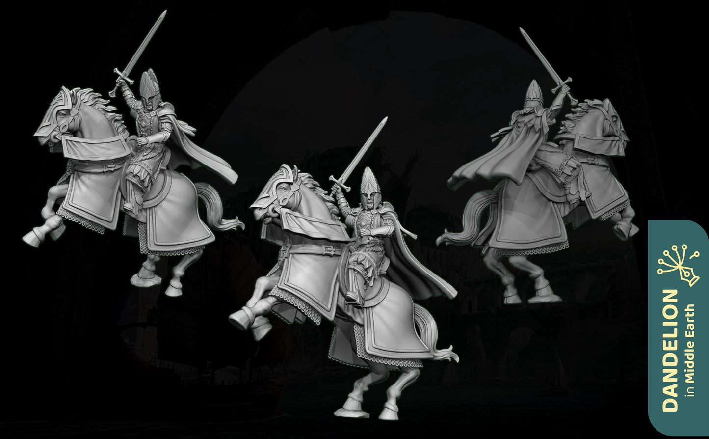 Men of West Starward, High King | Dandelion in middle earth | Men of the West | Numenor | men of the last alliance | mesbg | lotr | 28mm |
