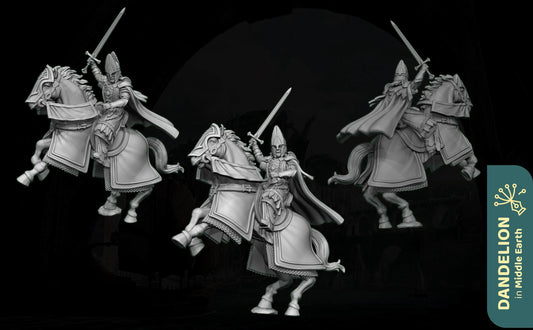 Men of West Starward, High King | Dandelion in middle earth | Men of the West | Numenor | men of the last alliance | mesbg | lotr | 28mm |
