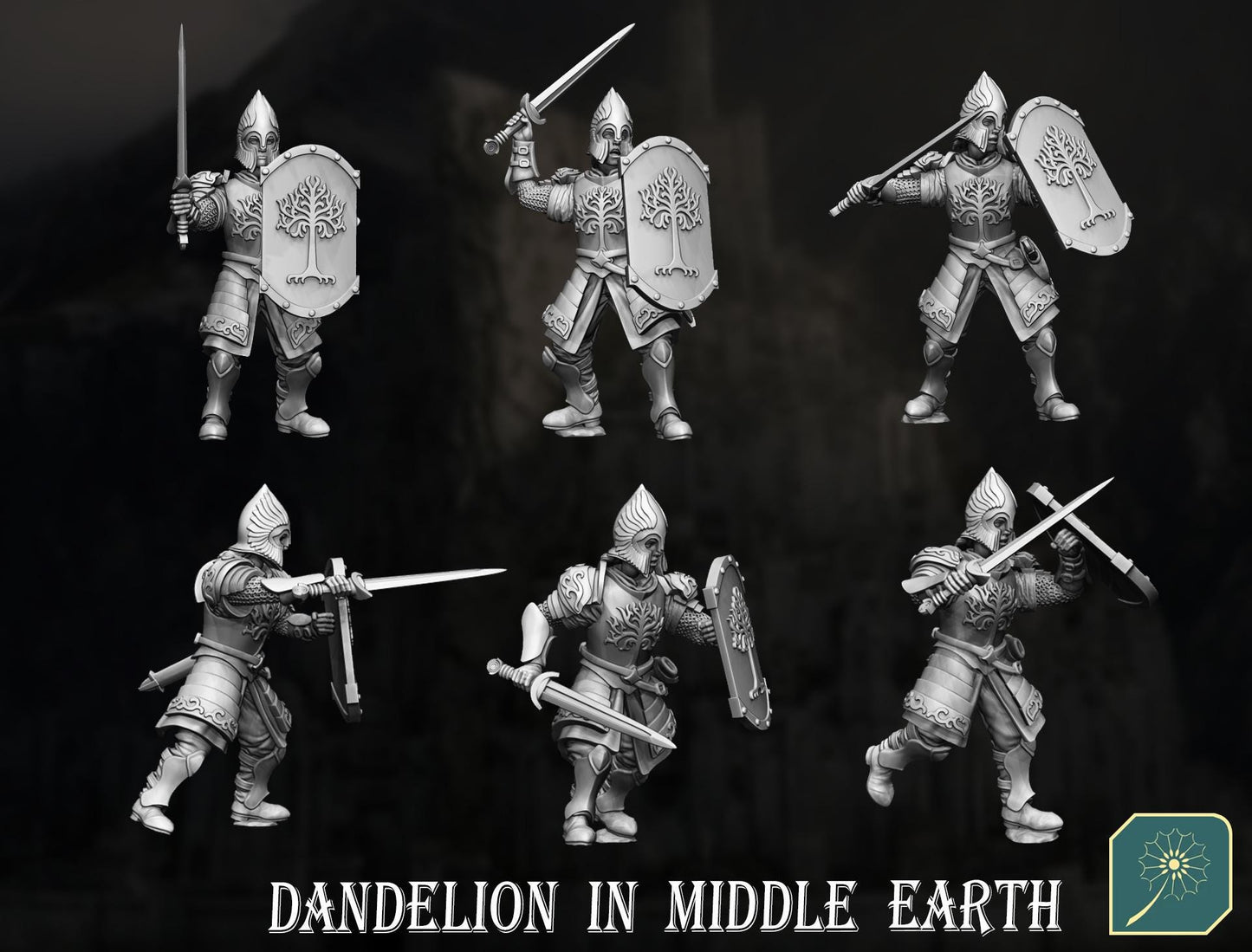 Guard Tower Army Warband Set 2 | 28mm Fantasy Wargaming Miniatures | Full Army Bundle | RPG & Tabletop Proxy Models | MESBG