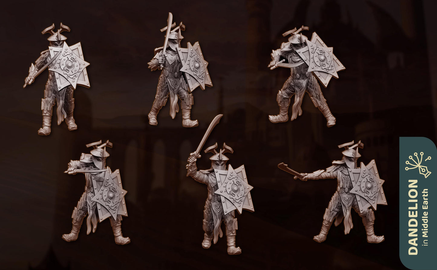 Eastern Empire Army Warband Set | 28mm Fantasy Wargaming Miniatures | Full Army Bundle | RPG & Tabletop Proxy Models | Evil Forces