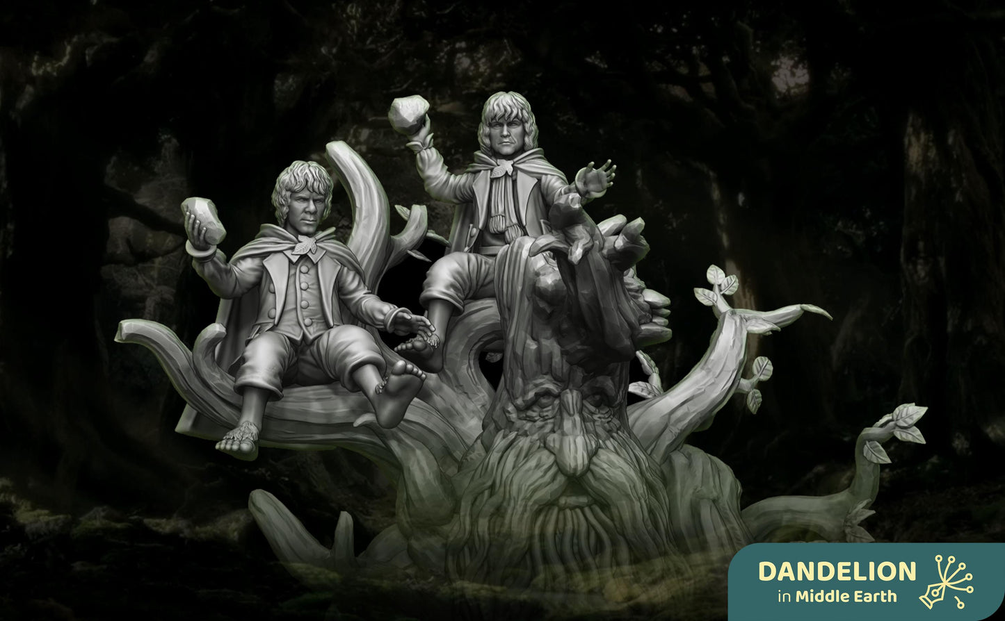 Ents, Treebeard | Dandelion Miniatures | free people  | Fangorn | Rivendell | mesbg | lotr |