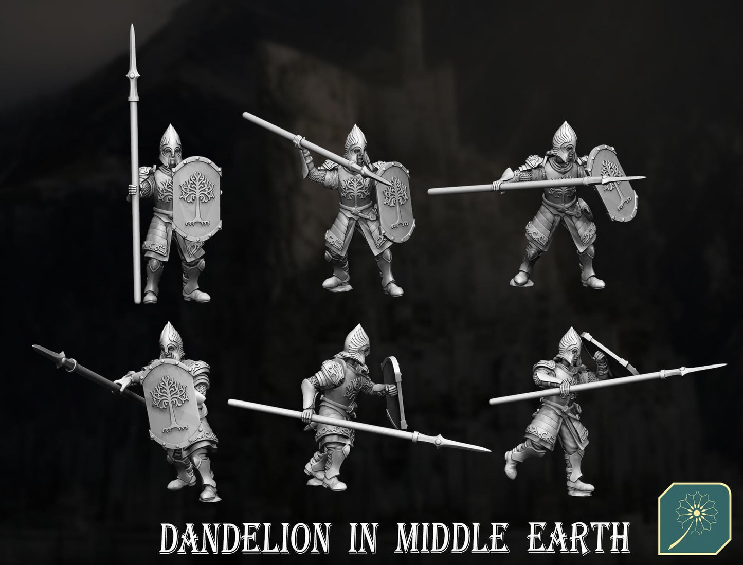 Guard Tower Army Warband Set | 28mm Fantasy Wargaming Miniatures | Full Army Bundle | RPG & Tabletop Proxy Models | MESBG