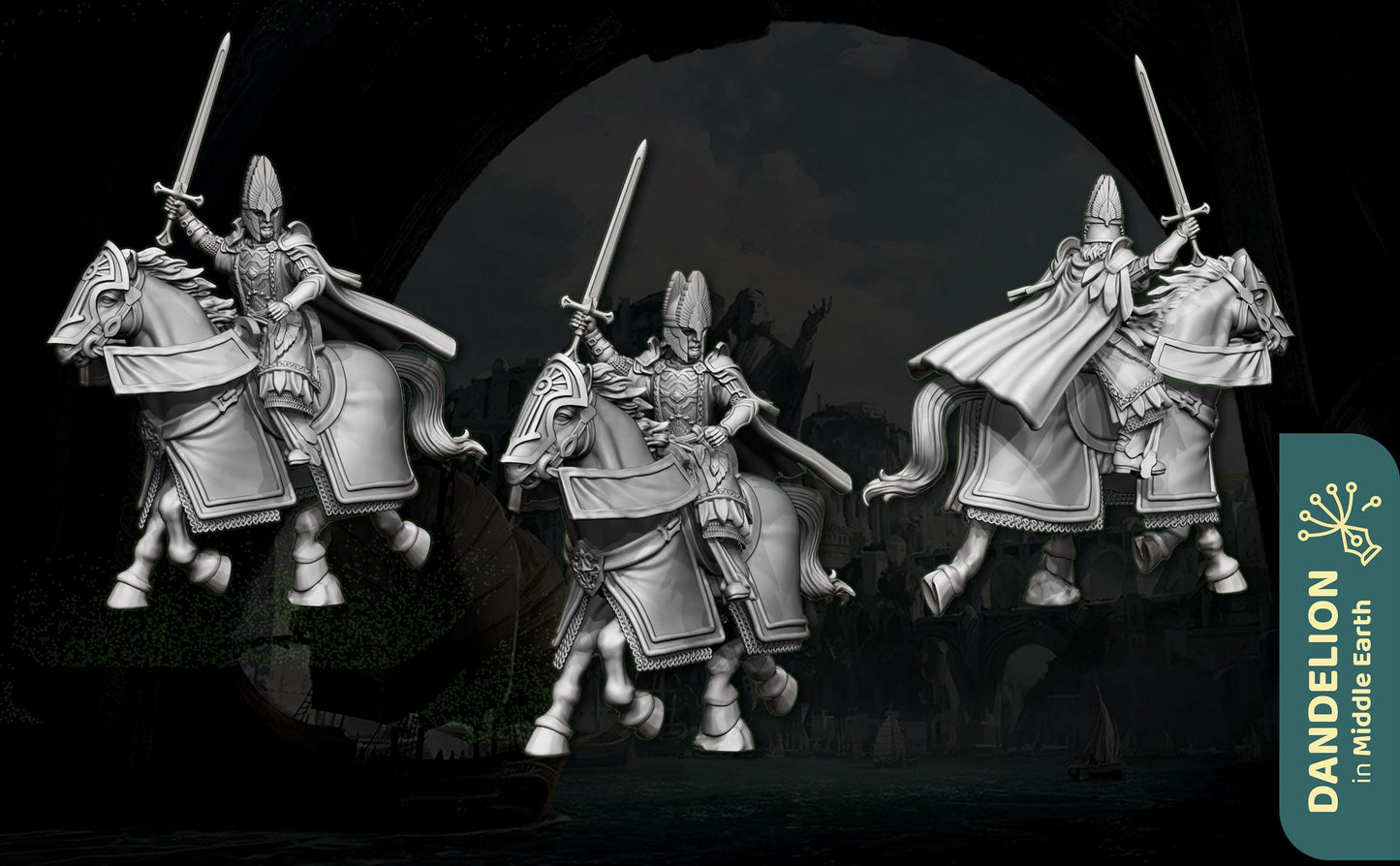 West Starward Army Warband Set | 28mm Fantasy Wargaming Miniatures | Full Army Bundle | RPG & Tabletop Proxy Models | Gondor | MESBG |