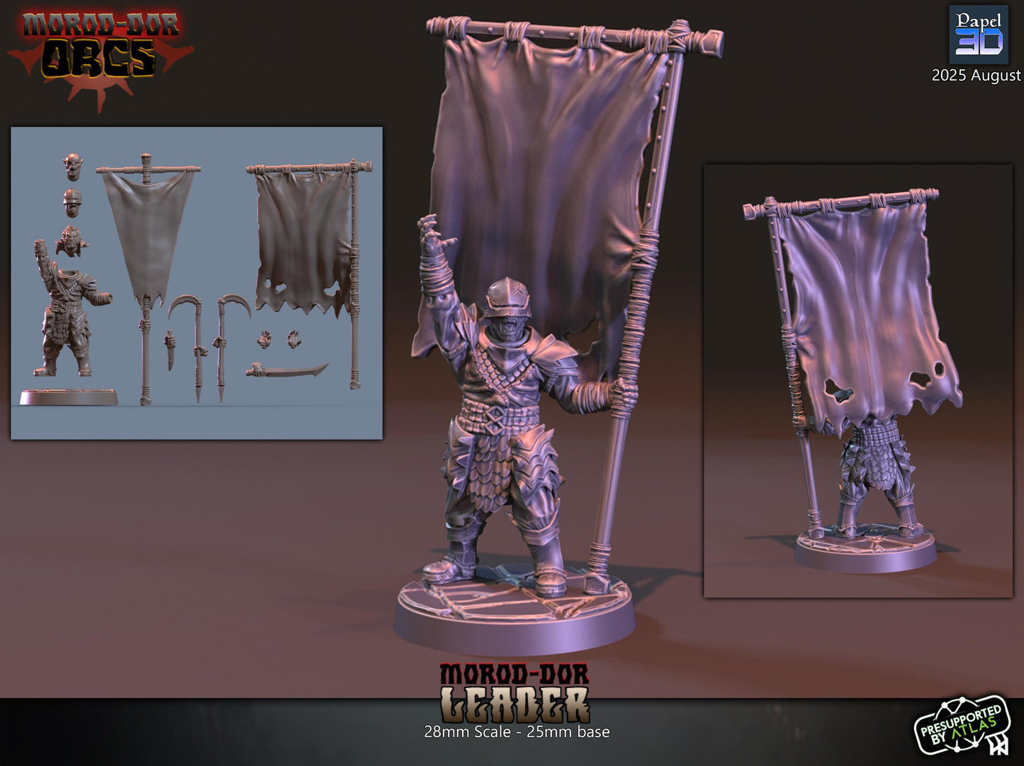 Morod-Dor Orcs Army Warband Set | 28mm Fantasy Wargaming Miniatures | Full Army Bundle | RPG & Tabletop Proxy Models