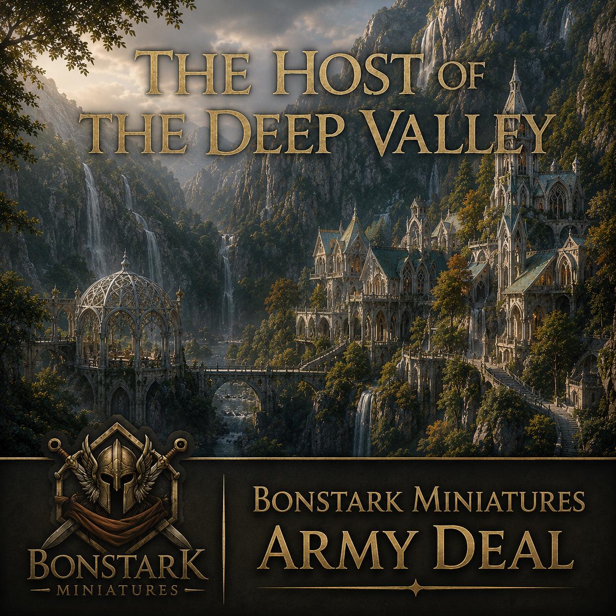 Deep Valley Elf Army Warband Set | 28mm Fantasy Wargaming Miniatures | Full Army Bundle | RPG & Tabletop Proxy Models