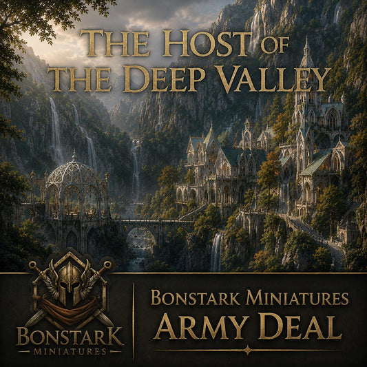 Deep Valley Elf Army Warband Set | 28mm Fantasy Wargaming Miniatures | Full Army Bundle | RPG & Tabletop Proxy Models