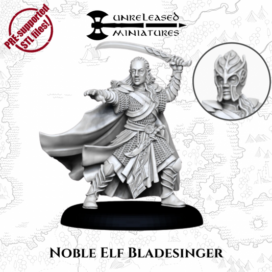 Noble Elf Bladesinger | Unreleased Miniatures